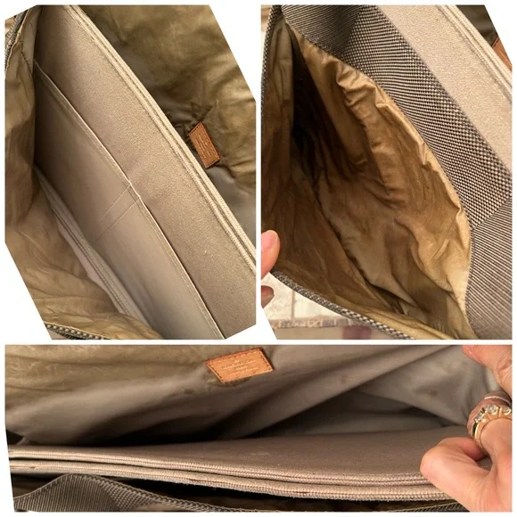 Authentic Louis Vuitton Large Canvas Fabric Messenger Crossbody Bag WITH COA - Picture 9 of 16